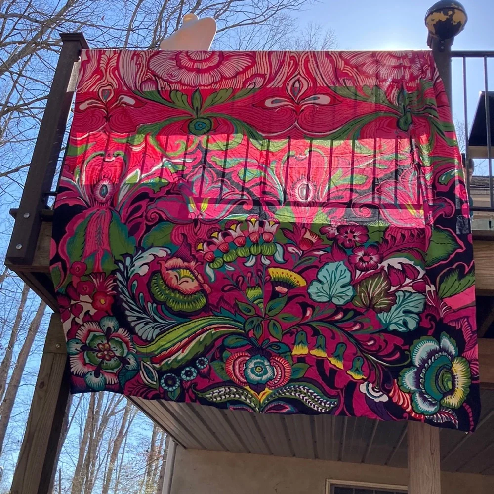 Plum & Bow colorful pink tapestry
